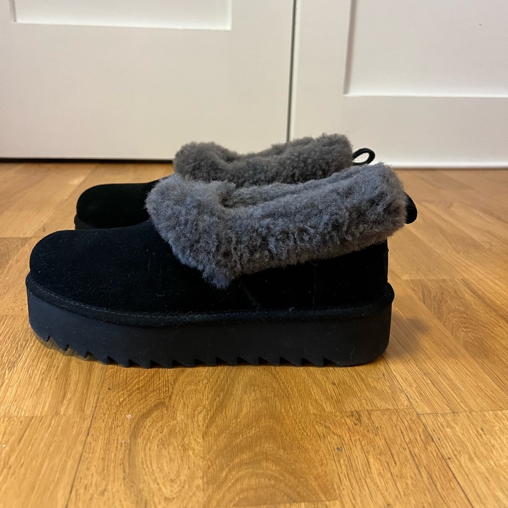 *NEW* UGG Nita Black Platform Slipper - Picture 3 of 6